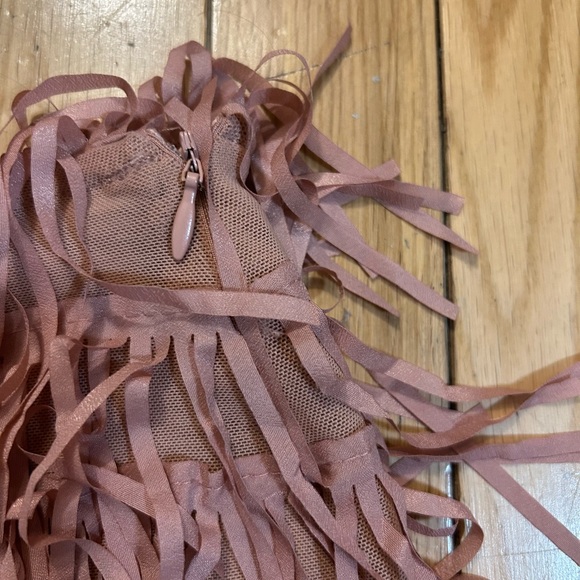 Zara Fringed Mini Skirt - size medium - Picture 6 of 8